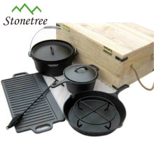 Outdoor camping pote viagem cozinhar conjunto